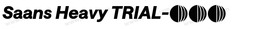 Saans Heavy TRIAL字体转换 Saans Heavy TRIAL字体转换